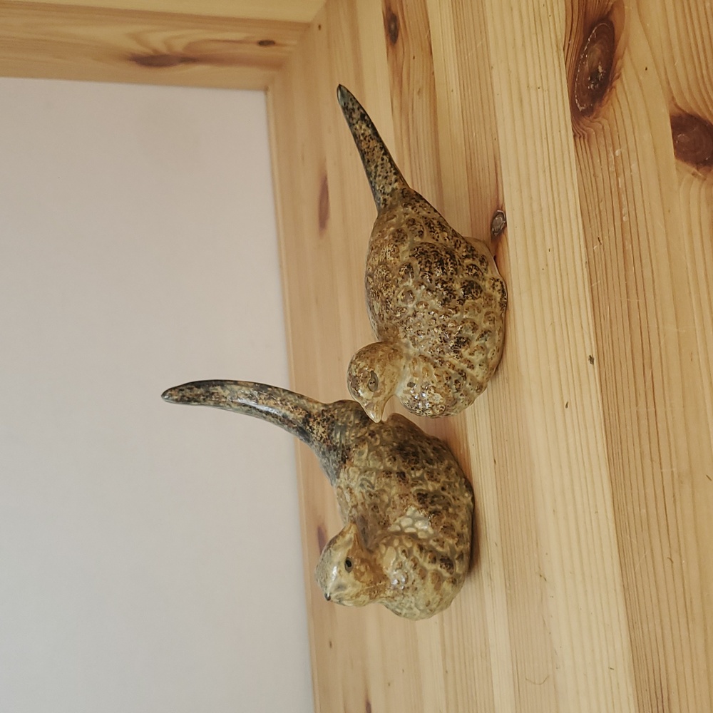 Pair of Ceramic Pheasants